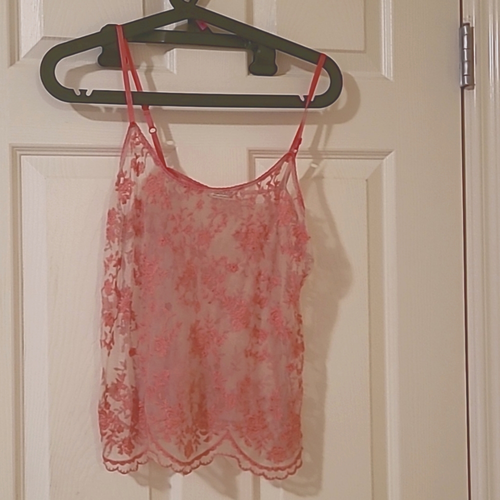 Lace peachy/pink Cami in Small